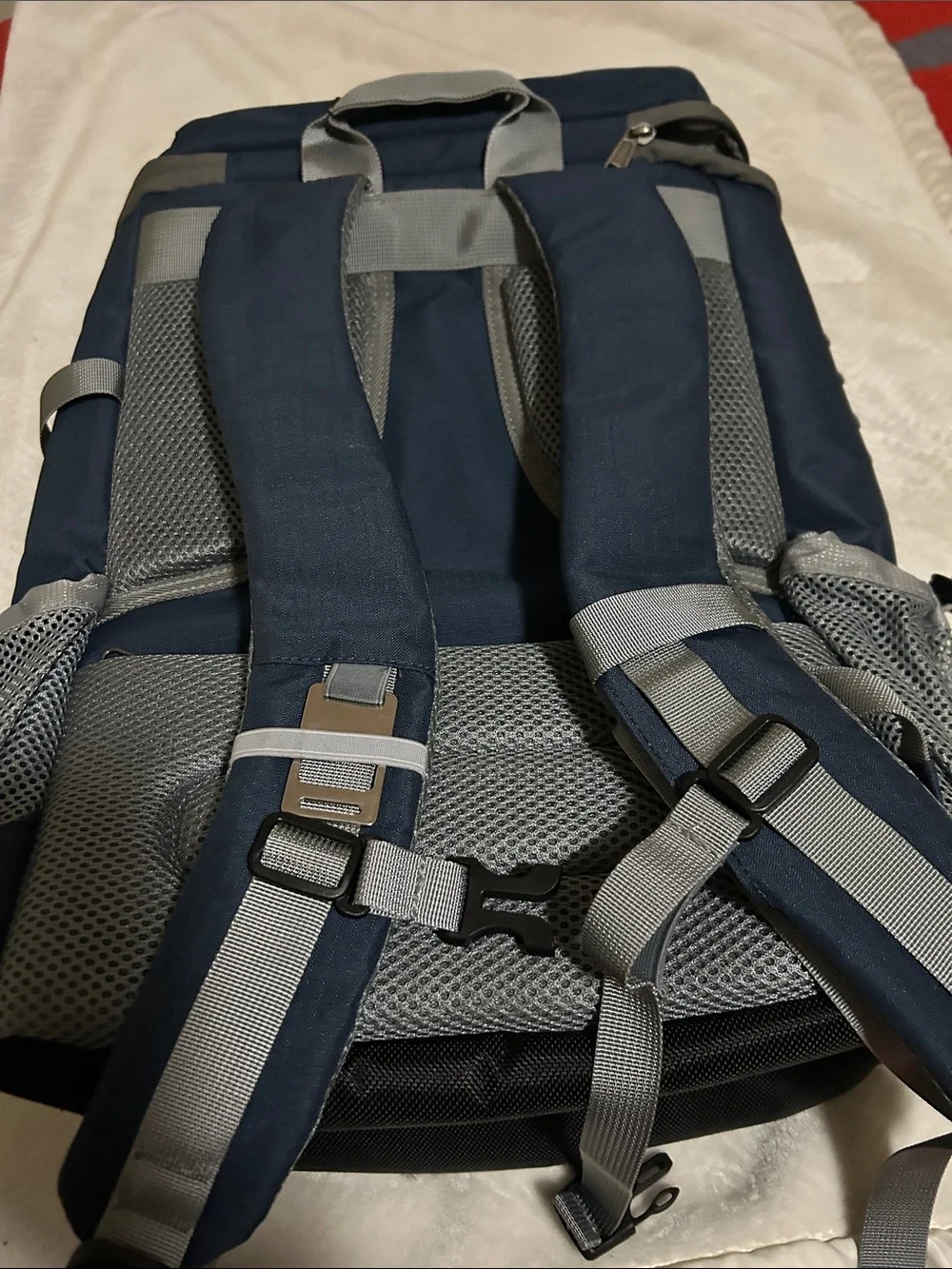 Maelstrom Hiking Backpack Navy Blue Gray 40 L-New with tags.
